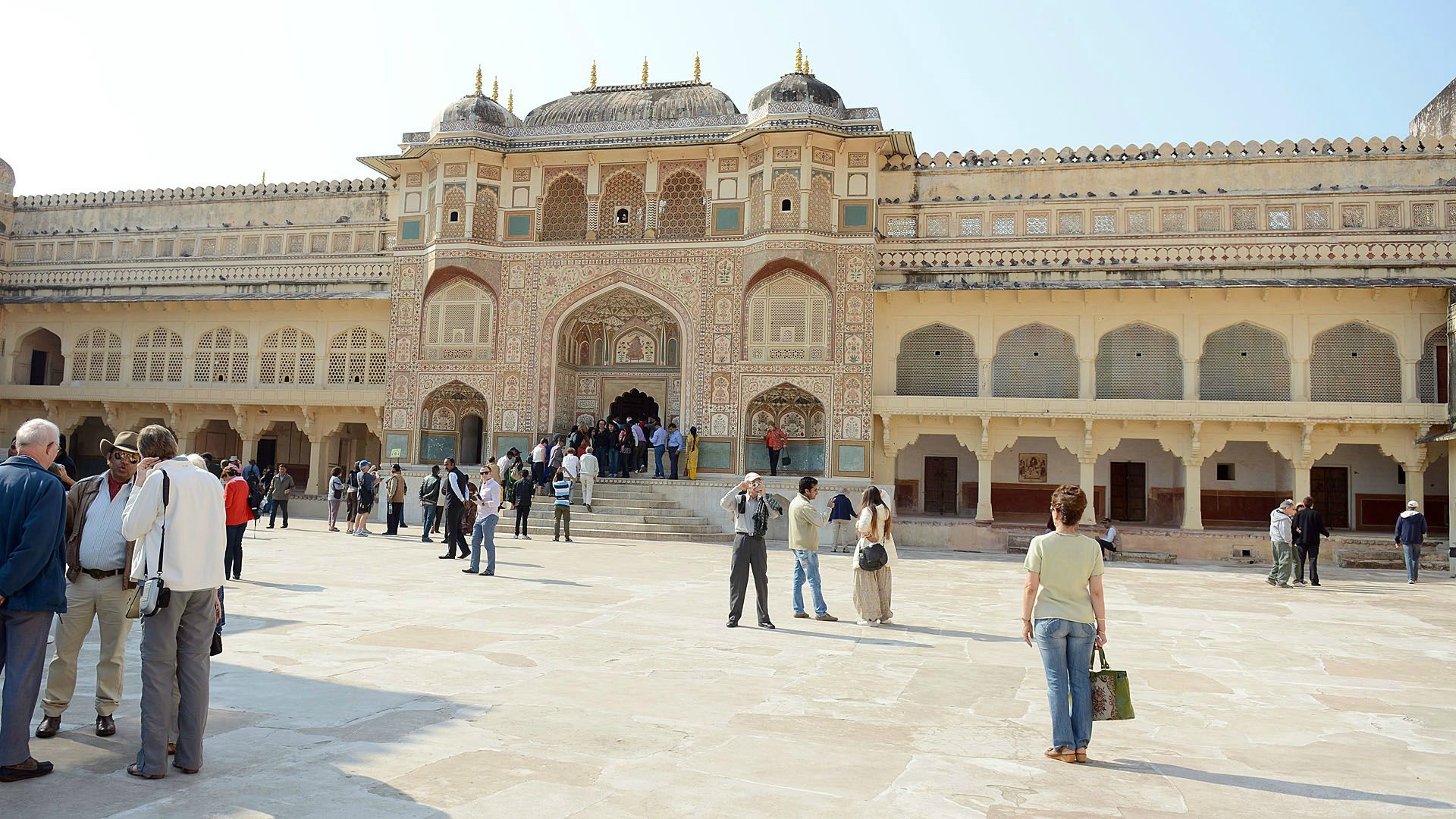 Amber Fort - kompleks budowli obronnych i pałacowych